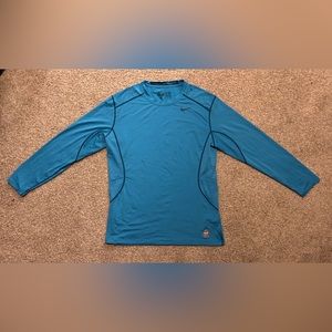 Nike Pro Combat Dri-Fit Men's Fitted Long Sleeve Compression SIZE: LARGE